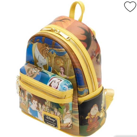 Beauty and the Beast Princess Scenes Mini Backpack - Picture 4 of 9